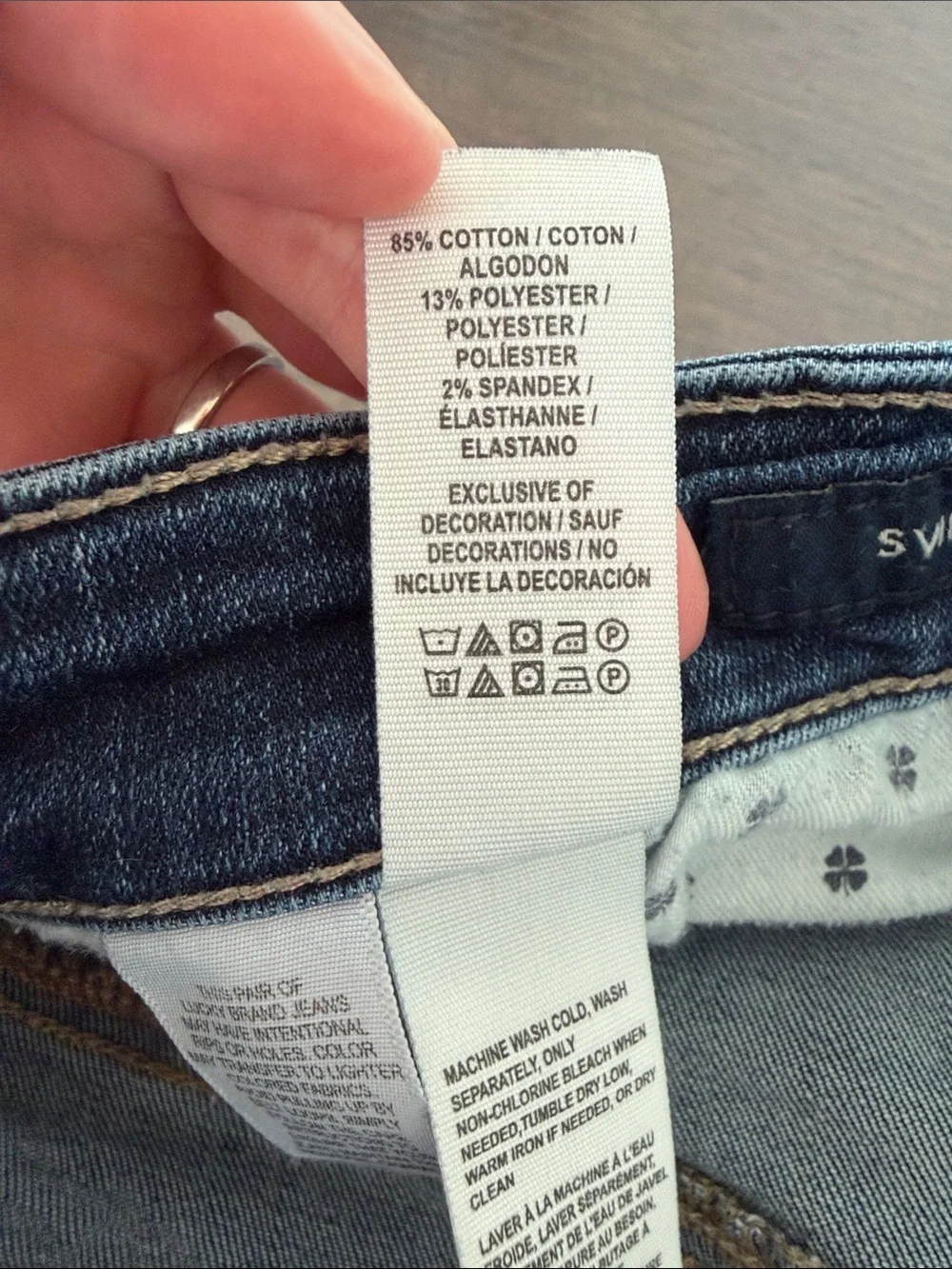 Lucky Brand Indigo Ankle Length Jeans Size 14/32
